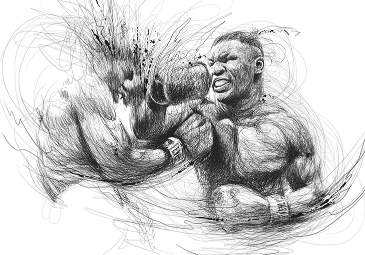 Mike Tyson Drawing Best  Drawing Skill